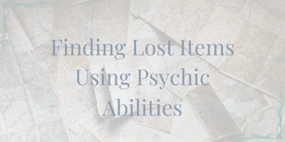 Using Psychic Abilities To Find Lost Items